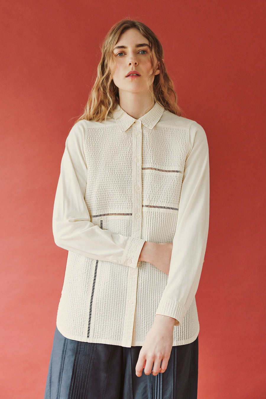 COTTON LACE SHIRT