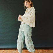 QUILTED PARACHUTE TROUSERS