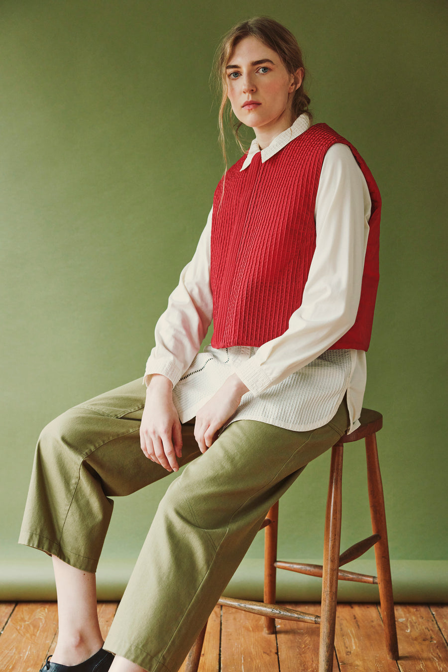 REVERSIBLE QUILTED GILET