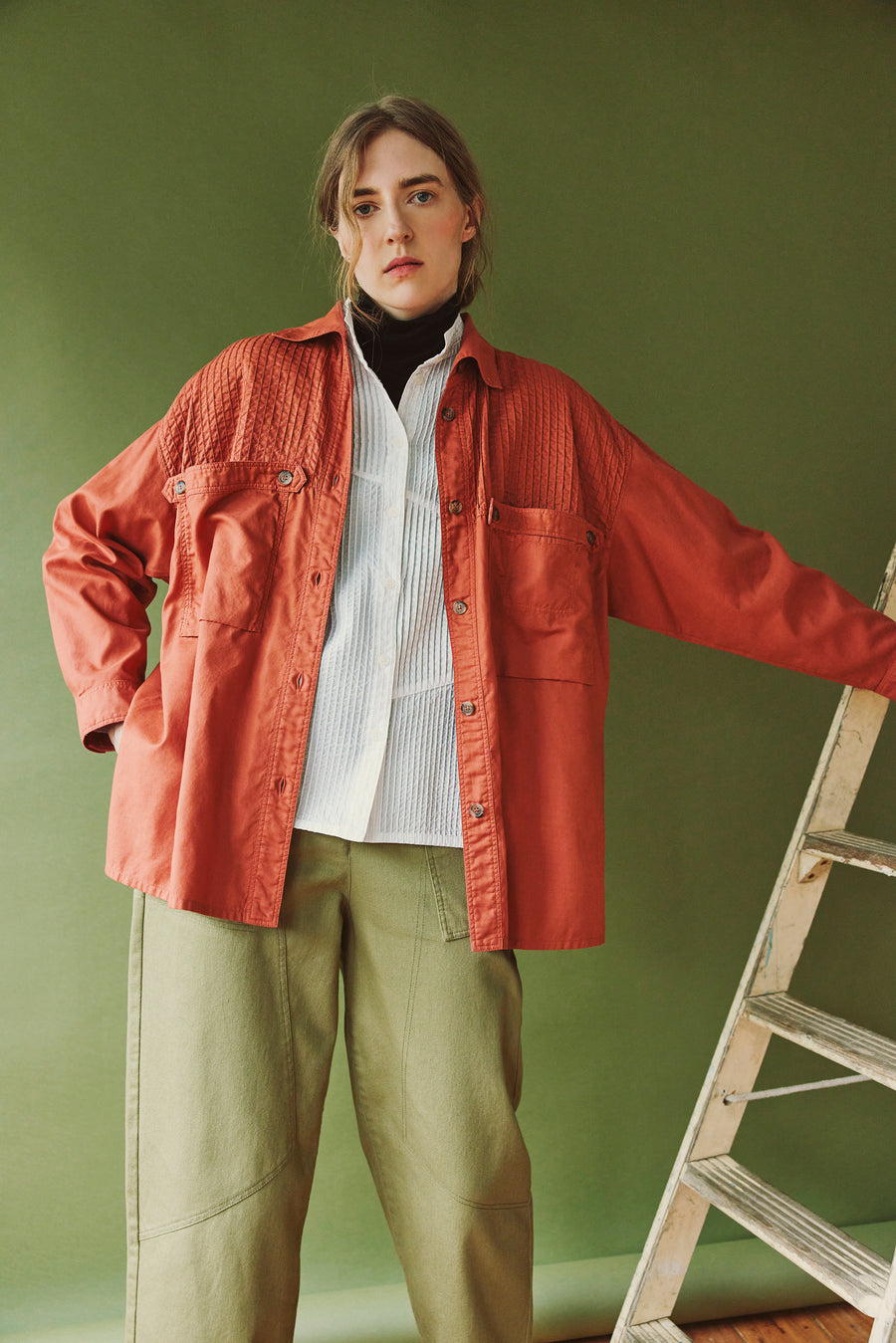 SOFT COTTON TWILL SHIRT