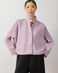 Cropped Jersey Jacket