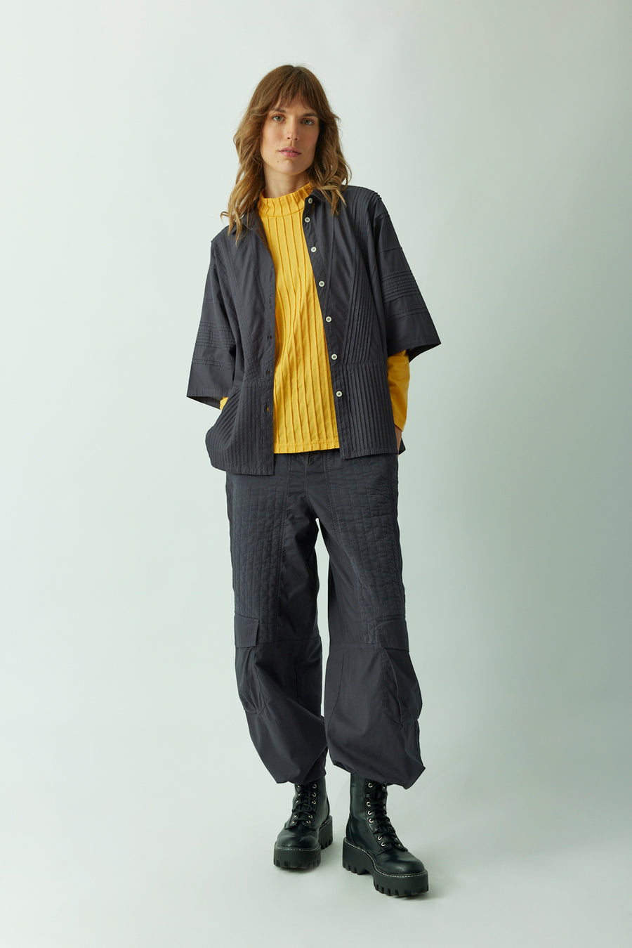 QUILTED PARACHUTE TROUSERS