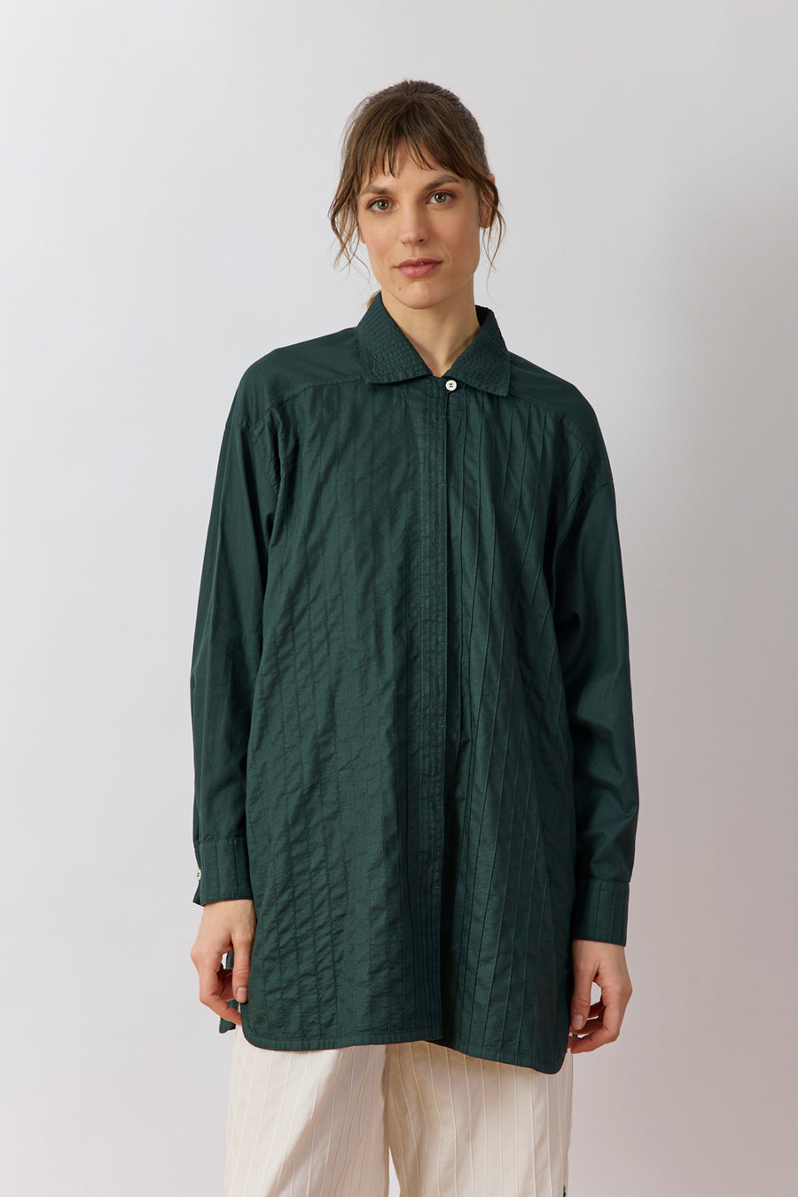 SOFT TWILL LONG SHIRT