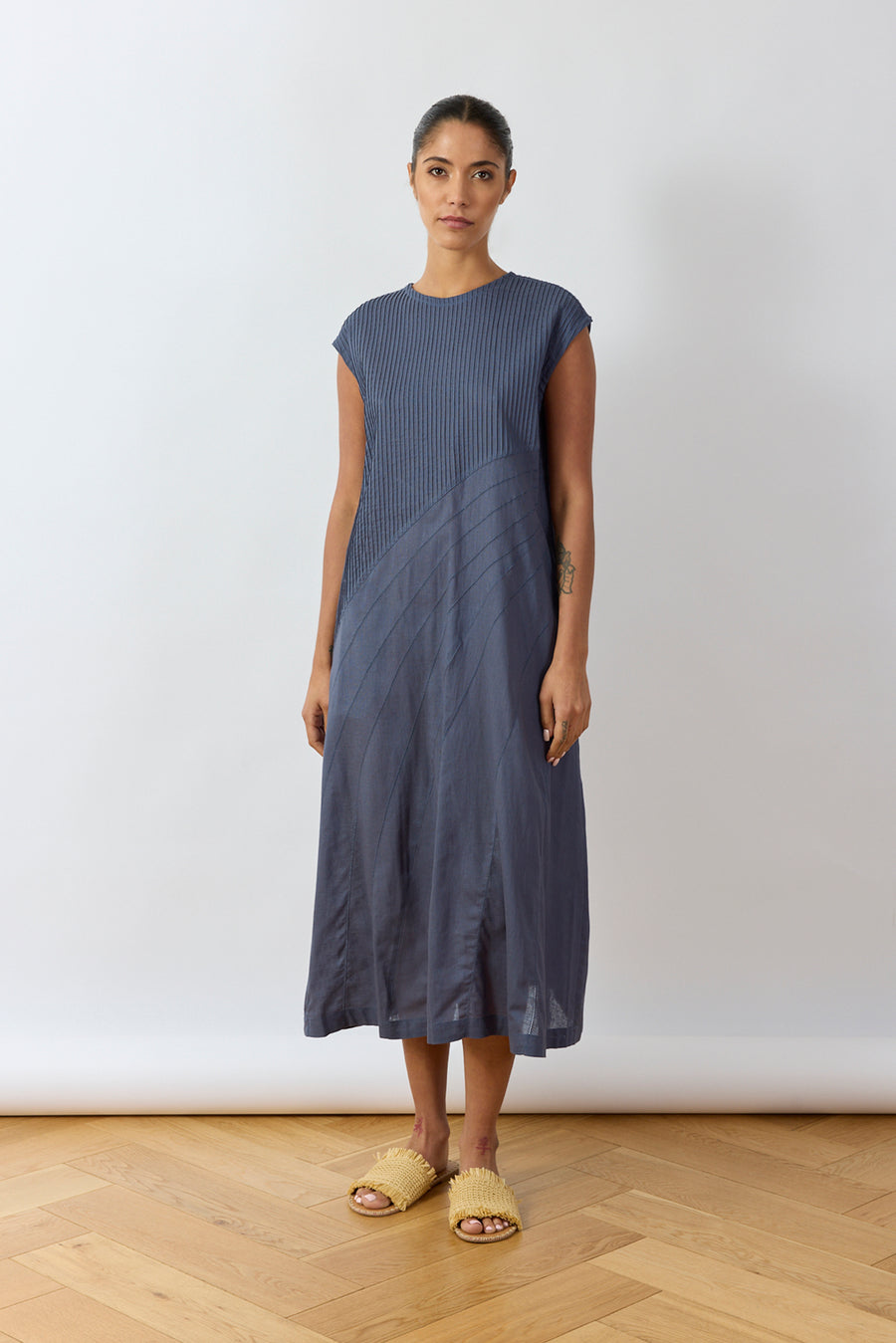 LINEN COTTON DRESS