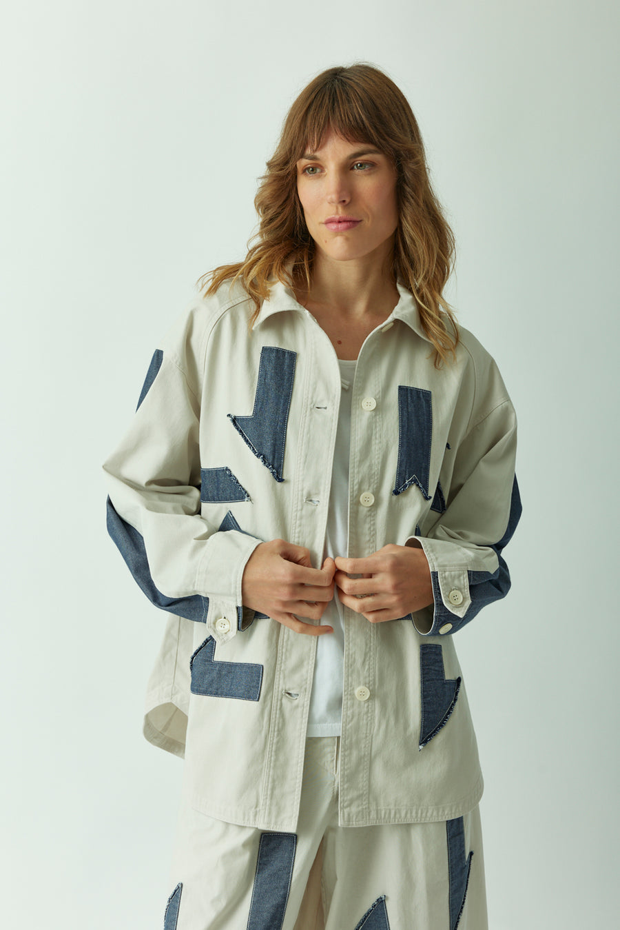 GEO APPLIQUE JACKET