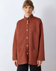 A-line Cotton Jersey Overshirt
