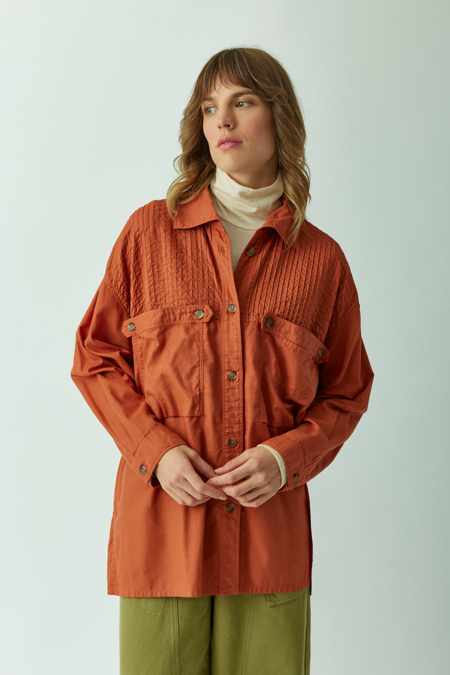 SOFT COTTON TWILL SHIRT