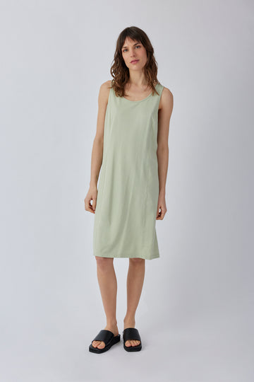 COTTON JERSEY SLIP DRESS